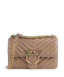 Pinko Love One Mini Torba preko ramena biscotto zenzero/antique gold