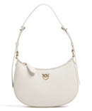 Pinko Half Moon Mini Torba preko ramena bianco seta/antique gold