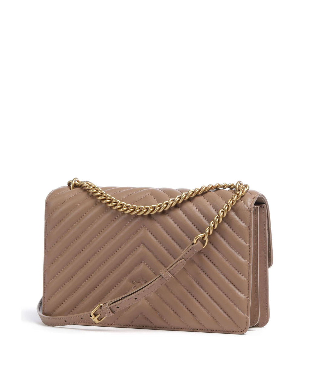 Pinko Love One Classic Shoulder bag biscotto zenzero