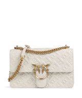 Pinko Love One Classic Torba preko ramena bianco seta/antique gold