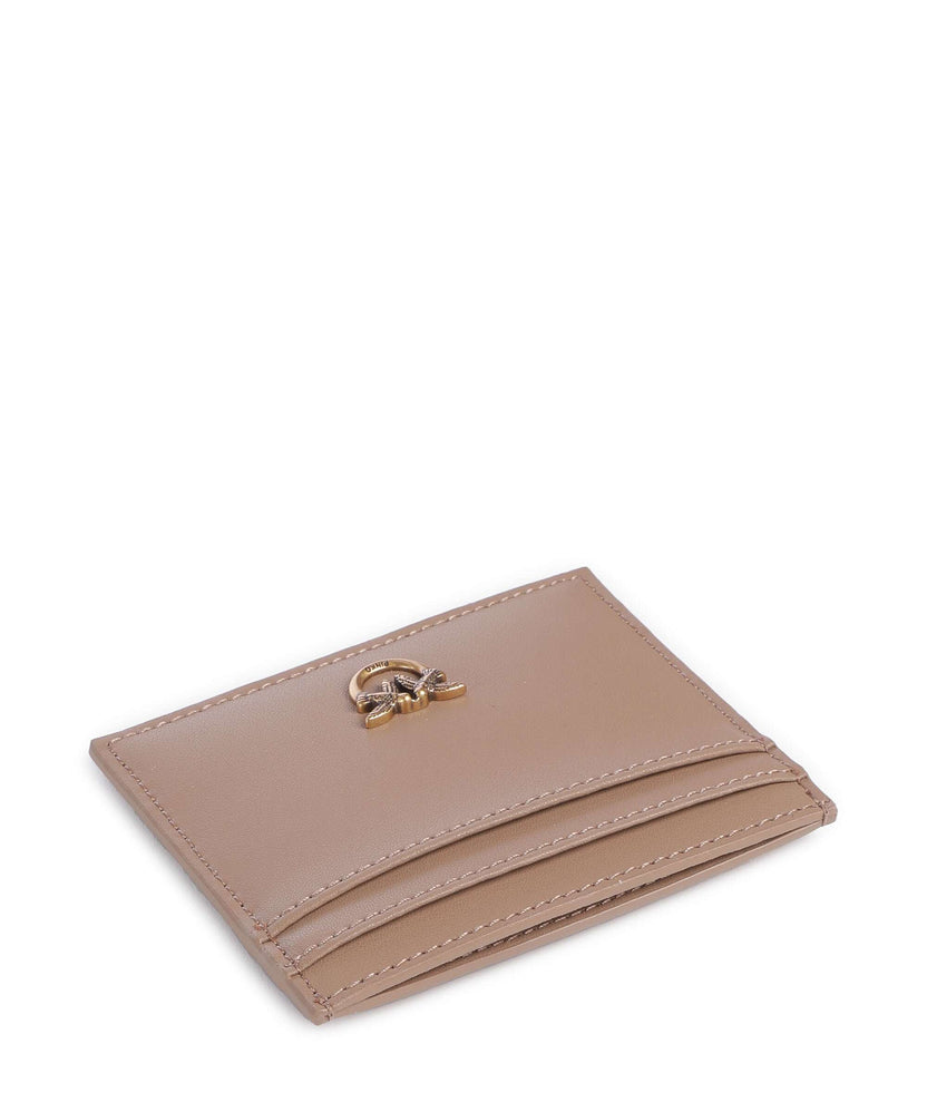 Pinko Credit card holder biscotto zenzero/antique gold