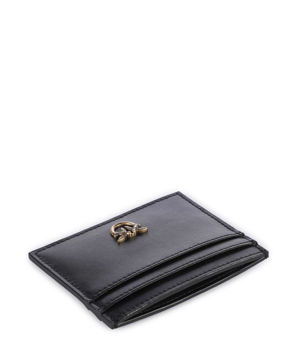 Pinko Credit card holder nero/antique gold