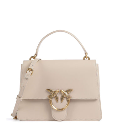 Pinko Love One Classic Torbu beige/grigio fumo/antique gold