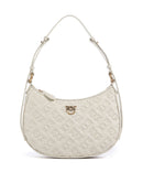Pinko Half Moon Mini Torba preko ramena bianco seta/antique gold