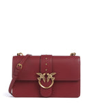 Pinko Love One Classic Torba preko ramena bordeaux merlot/antique gold