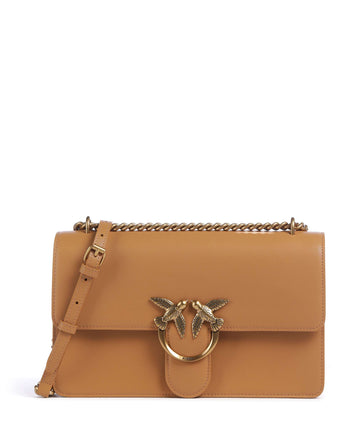 Pinko Love One Classic Torba preko ramena torrone/antique gold