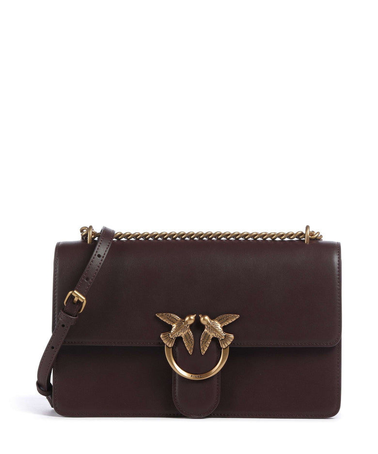 Pinko Love One Classic Shoulder bag uva di catawba/antique gold