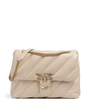Pinko Love Puff Big Torba preko ramena beige/grigio fumo/antique gold