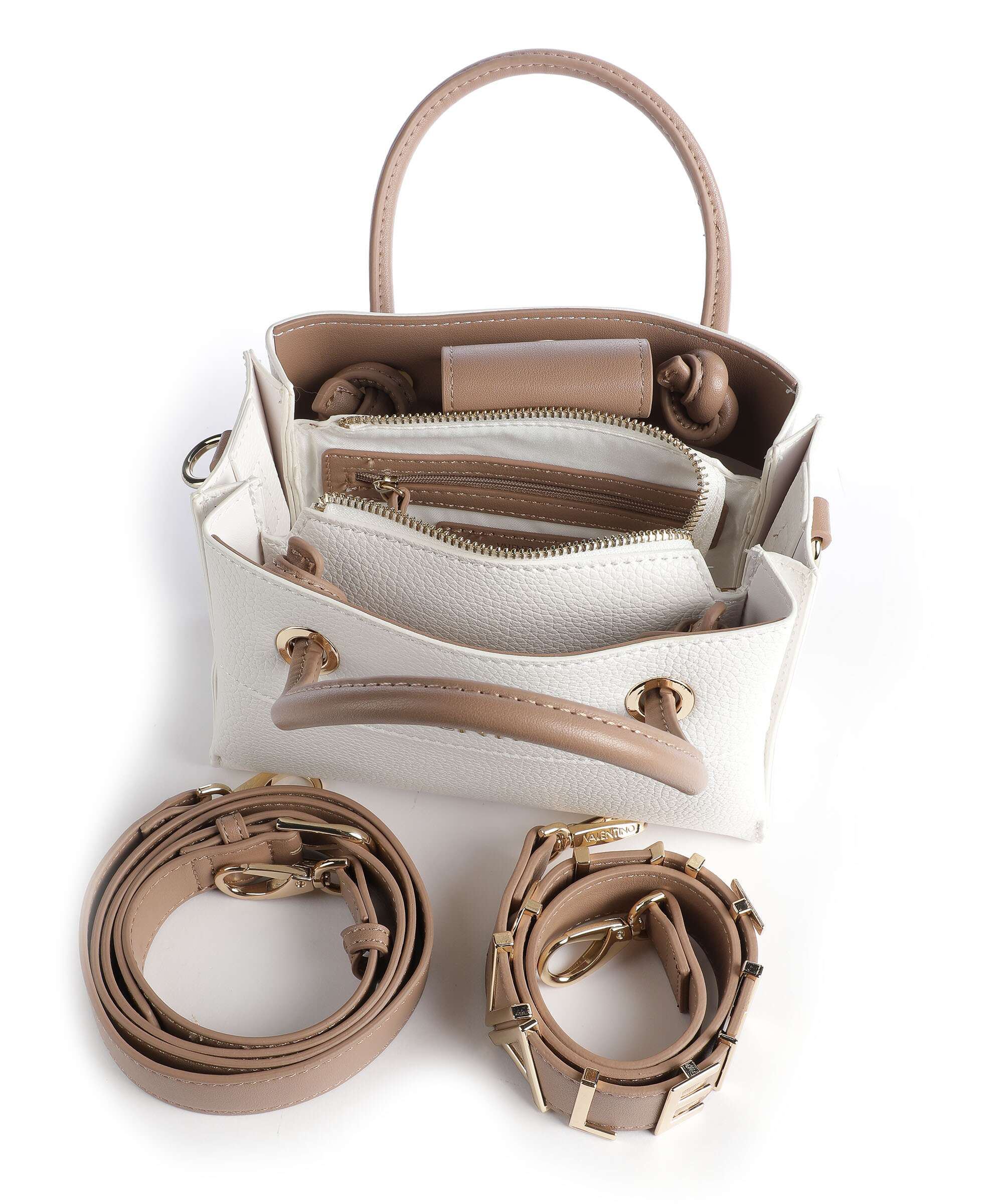 Valentino Bags Alexia Handbag bianco/cuoio