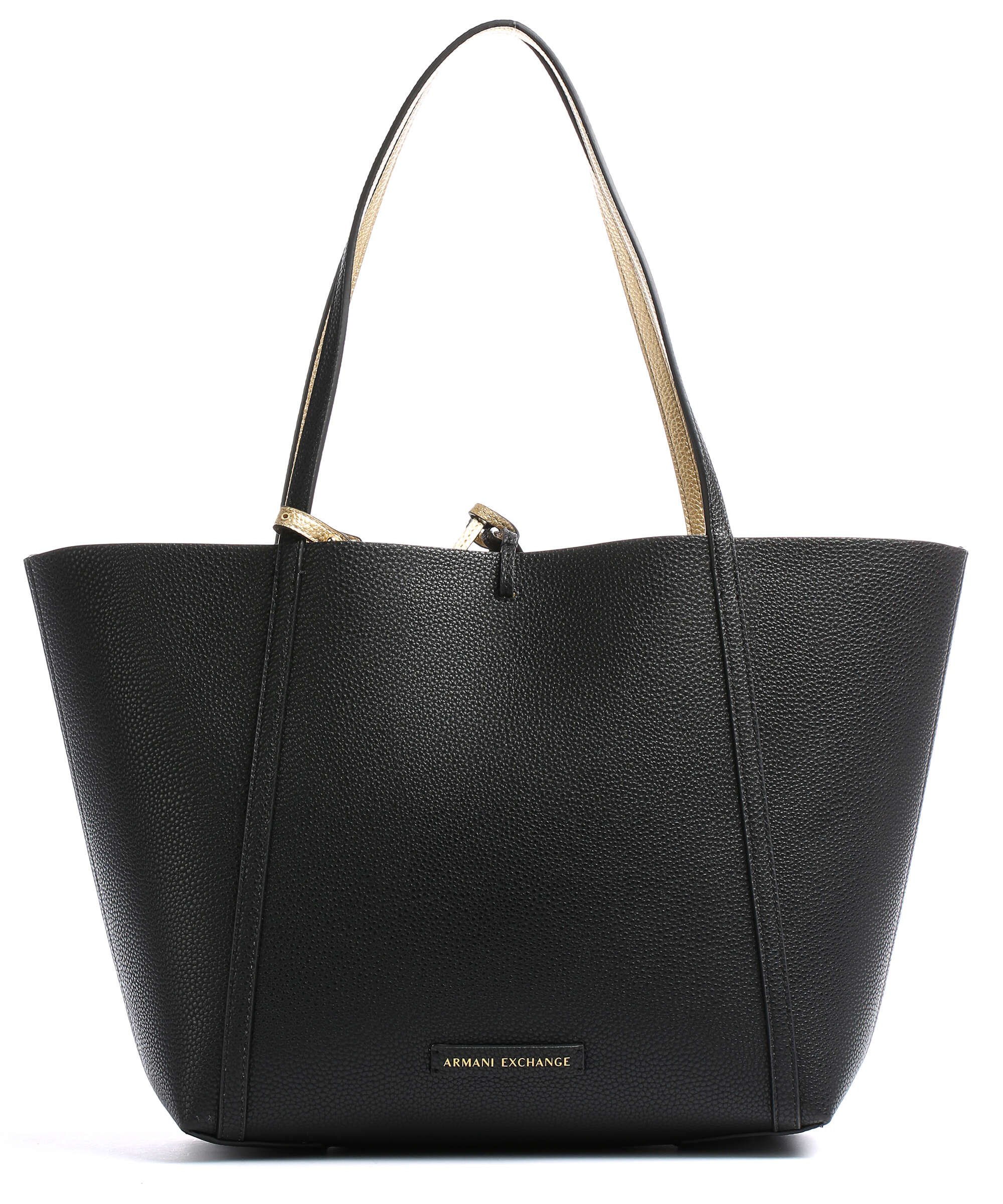 Armani Exchange Tote bag nero/oro