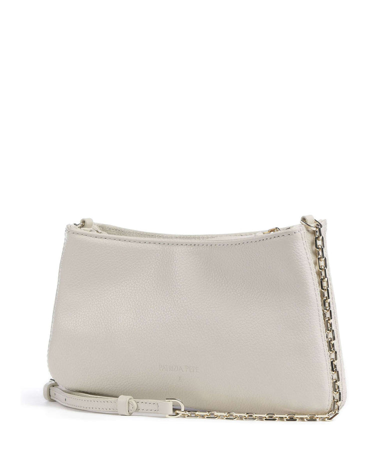 Patrizia Pepe Tris Crossbody bag offwhite