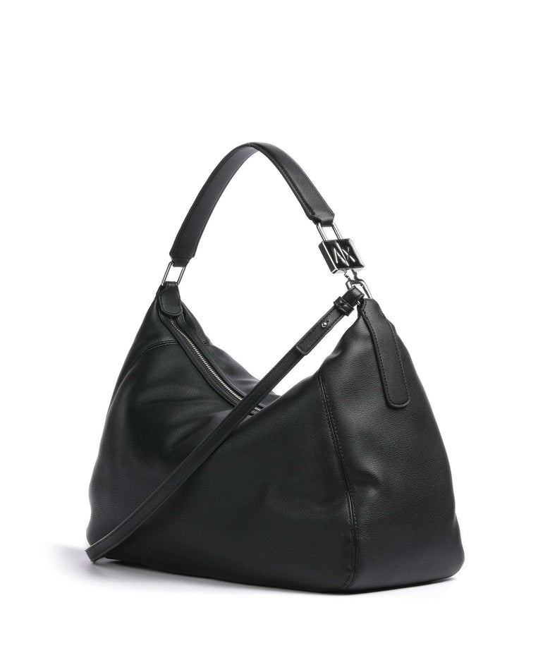 Armani Exchange Audrey L Hobo bag black