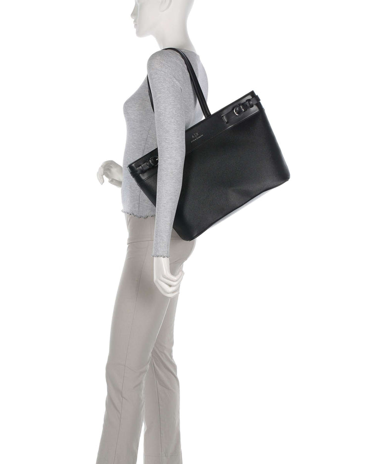Armani Exchange Milano 91 Tote bag black