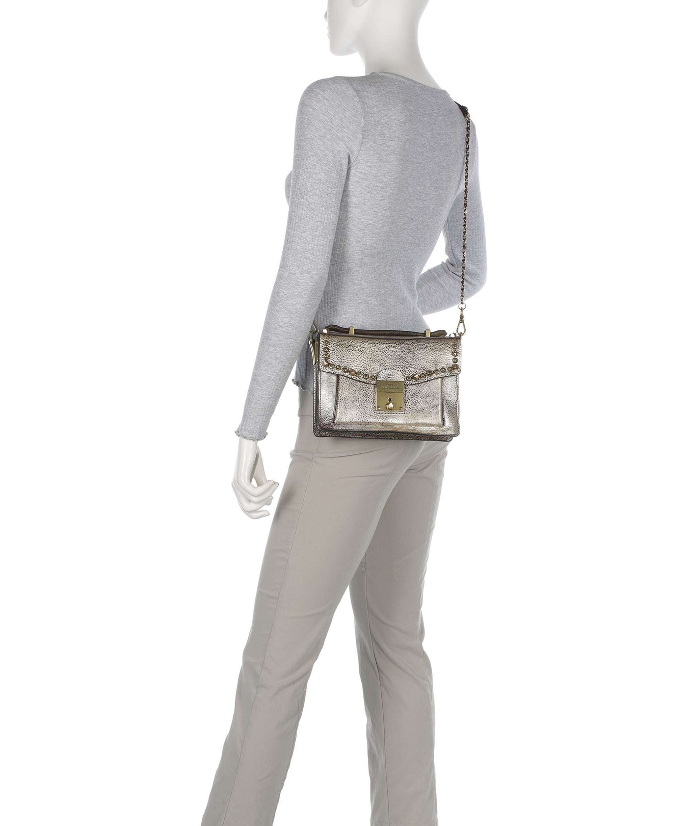 Campomaggi Crossbody bag platinum