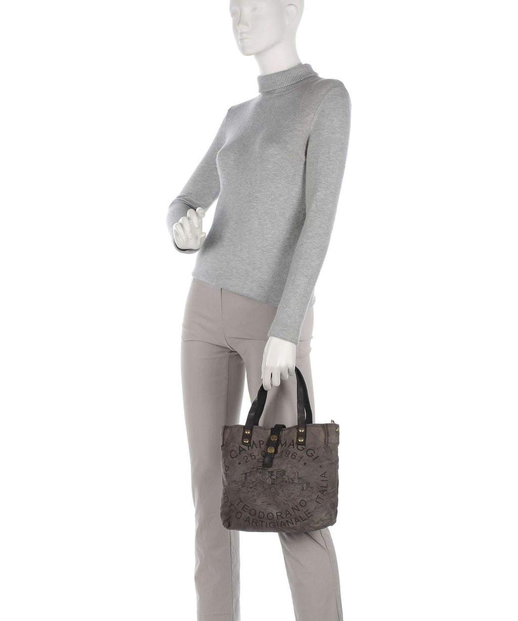 Campomaggi Handbag beige/grigio/nera