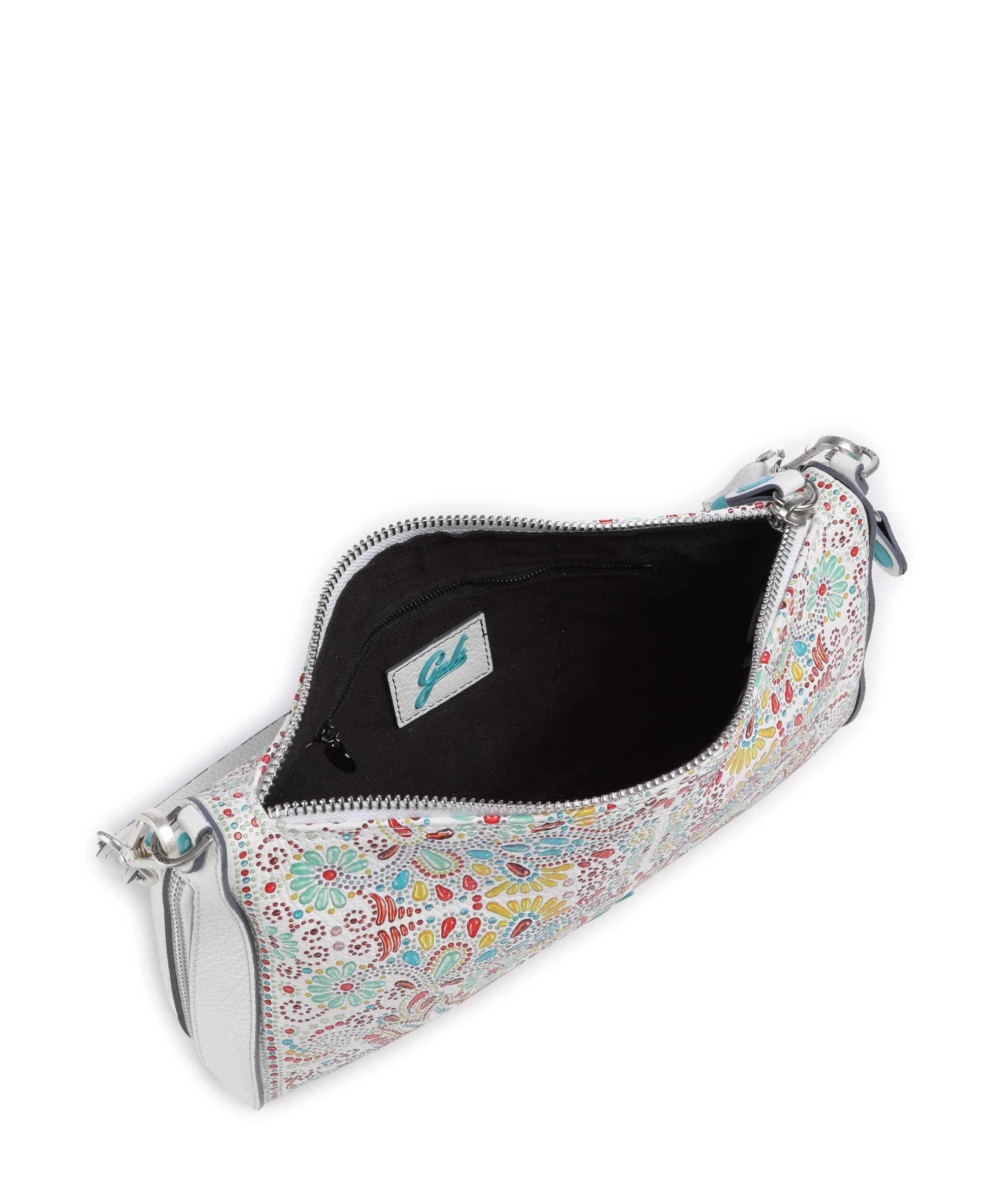 Gabs Phoenix Maioliche Pepita Shoulder bag white