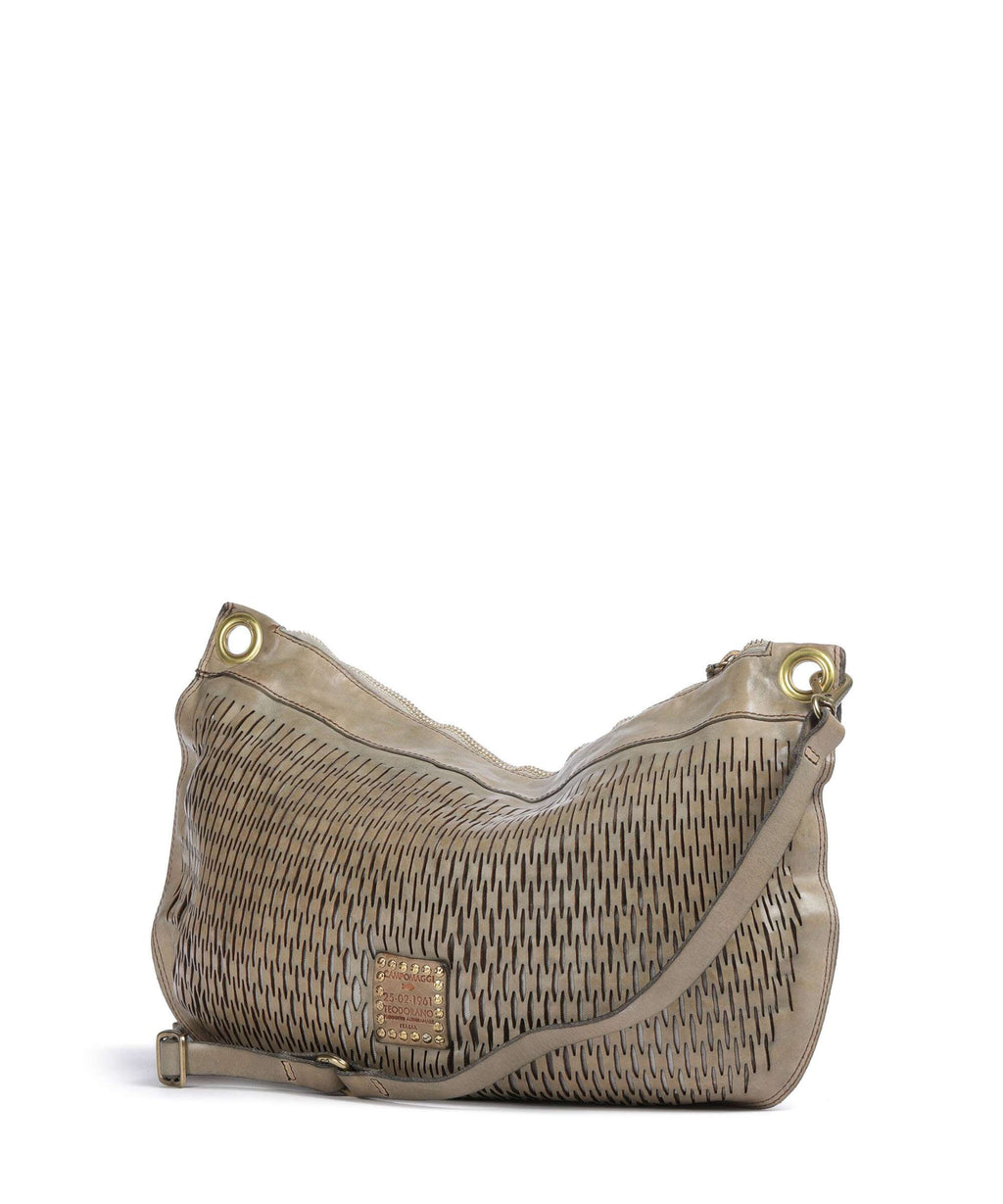 Campomaggi Hobo bag ghiaccio