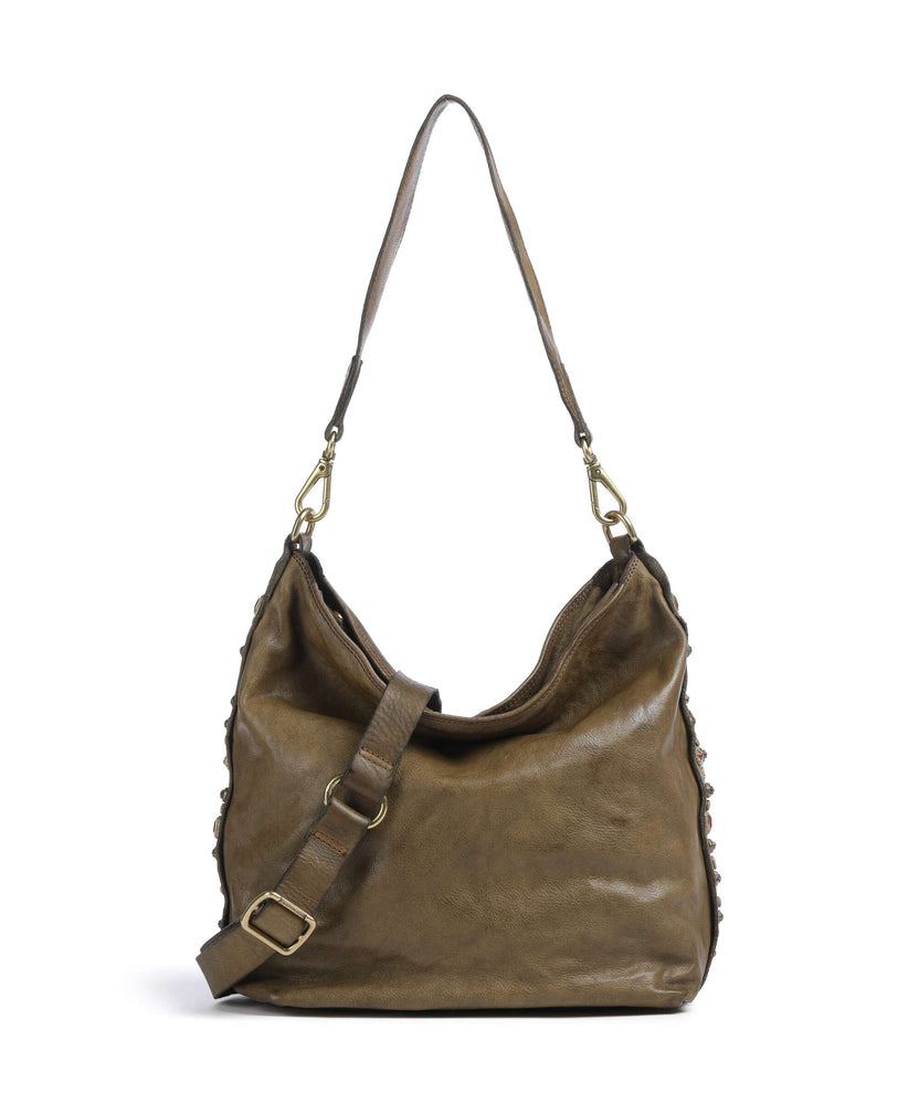 Campomaggi Hobo bag verde militare