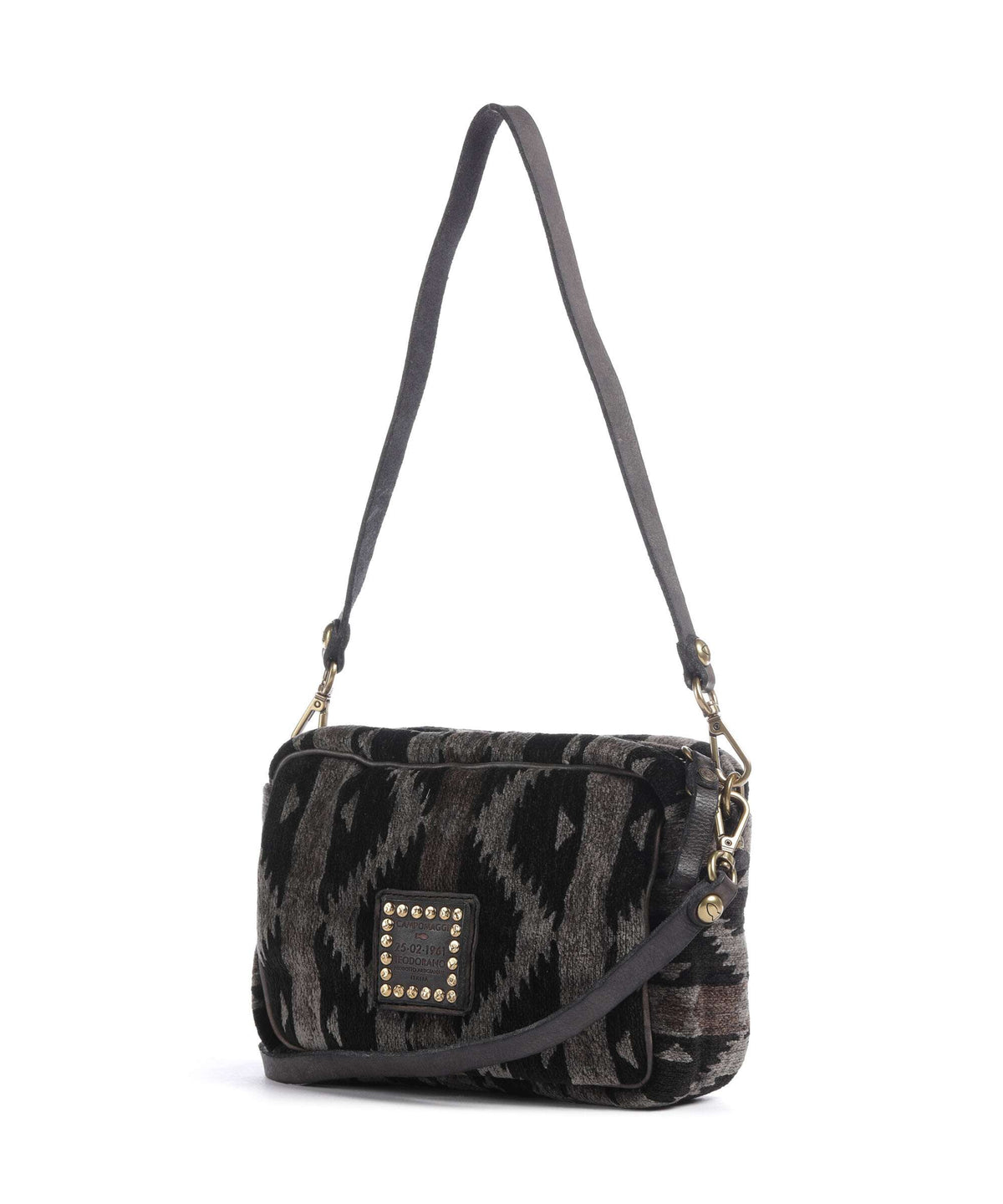 Campomaggi Shoulder bag beige/nero