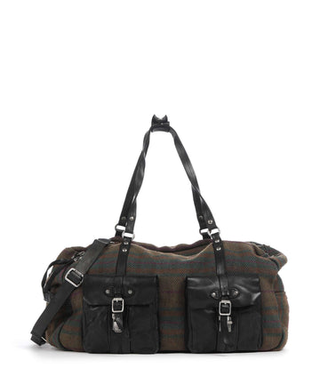Campomaggi Weekender scozzese fuxia/nero
