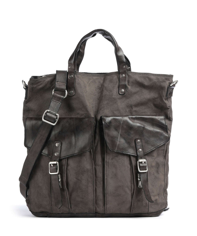 Campomaggi Backpack bag verde militare/grigio