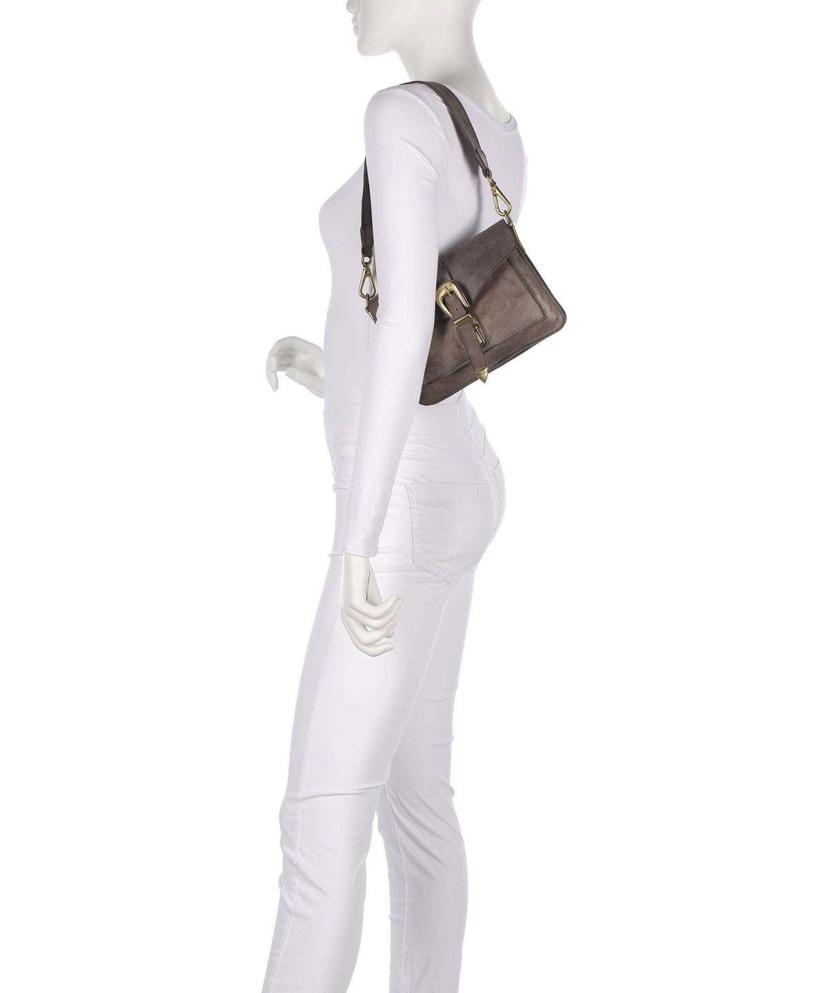 Campomaggi Shoulder bag cemento