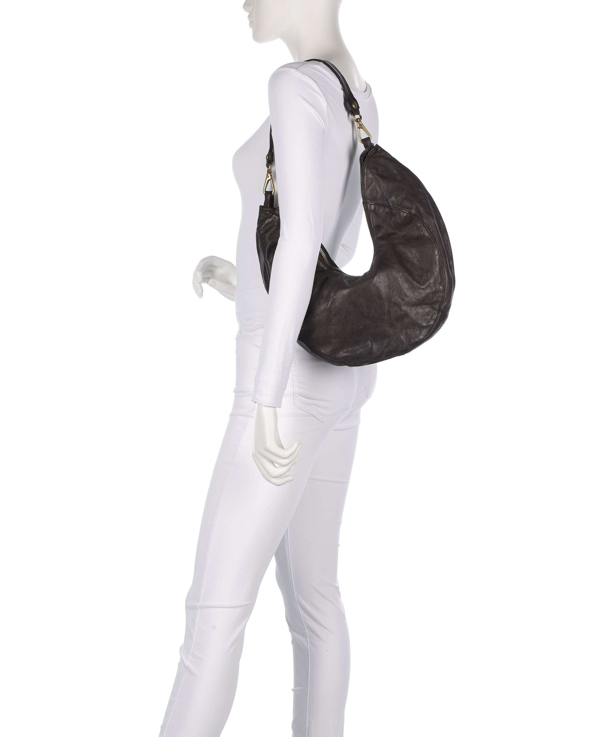 Campomaggi Hobo bag grigio