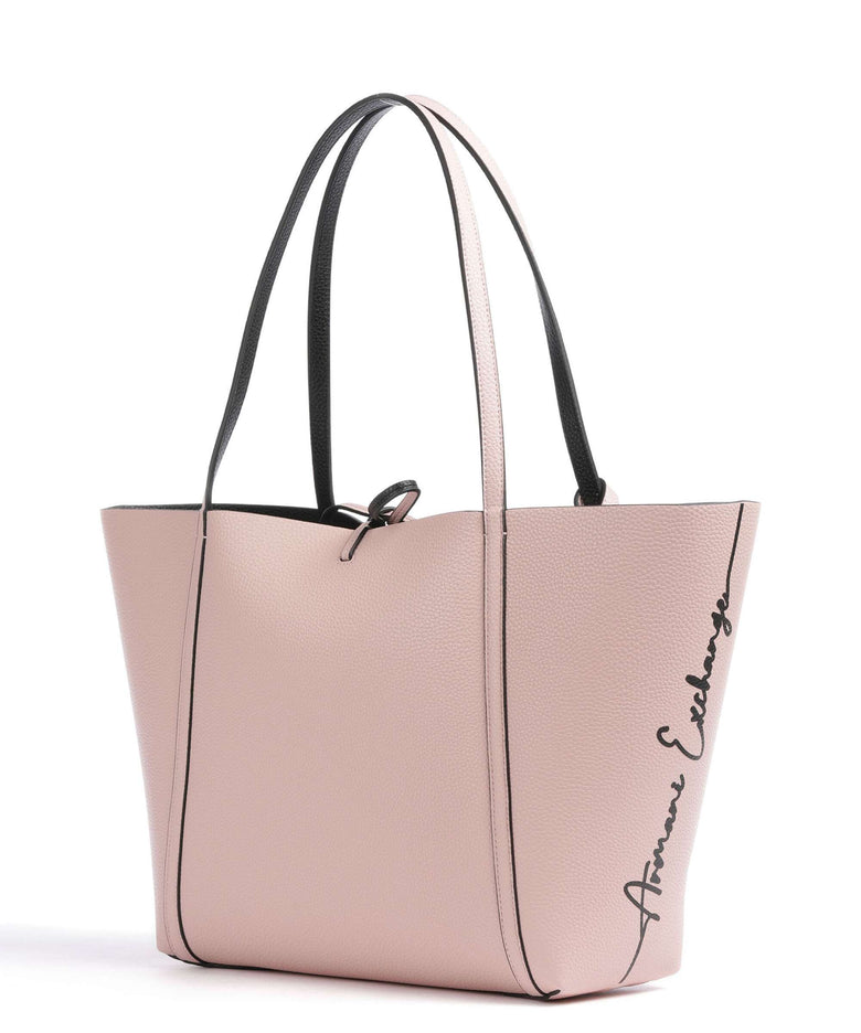 Armani Exchange Angie Tote bag pink/black