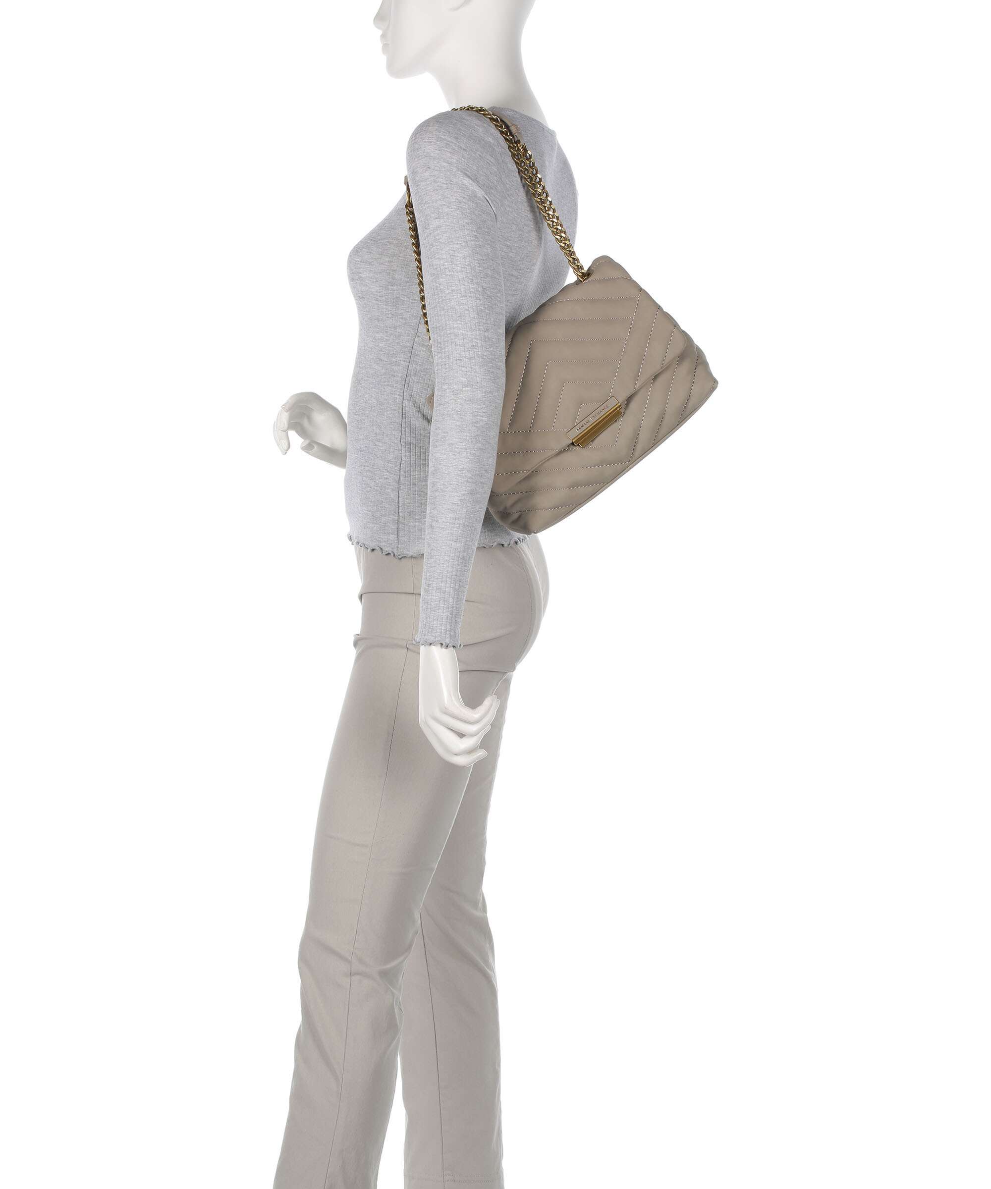 Armani Exchange Victoria M Shoulder bag taupe