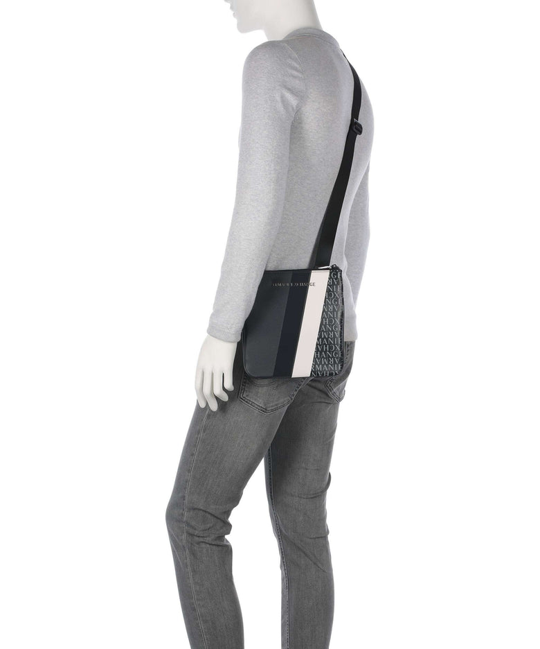 Armani Exchange Dylan Crossbody bag deep navy