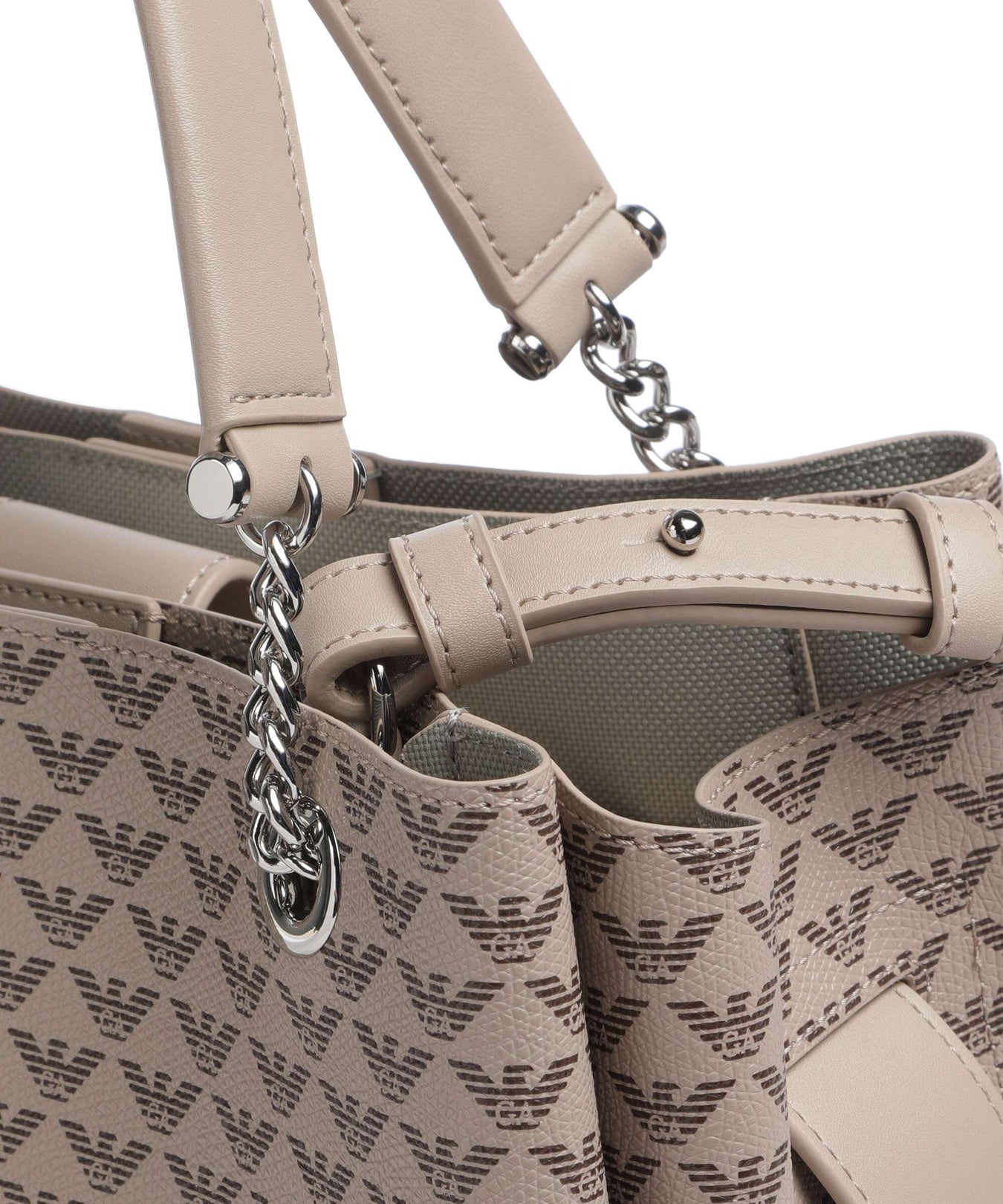 Emporio Armani Annie Handbag ecru/moro/rosso