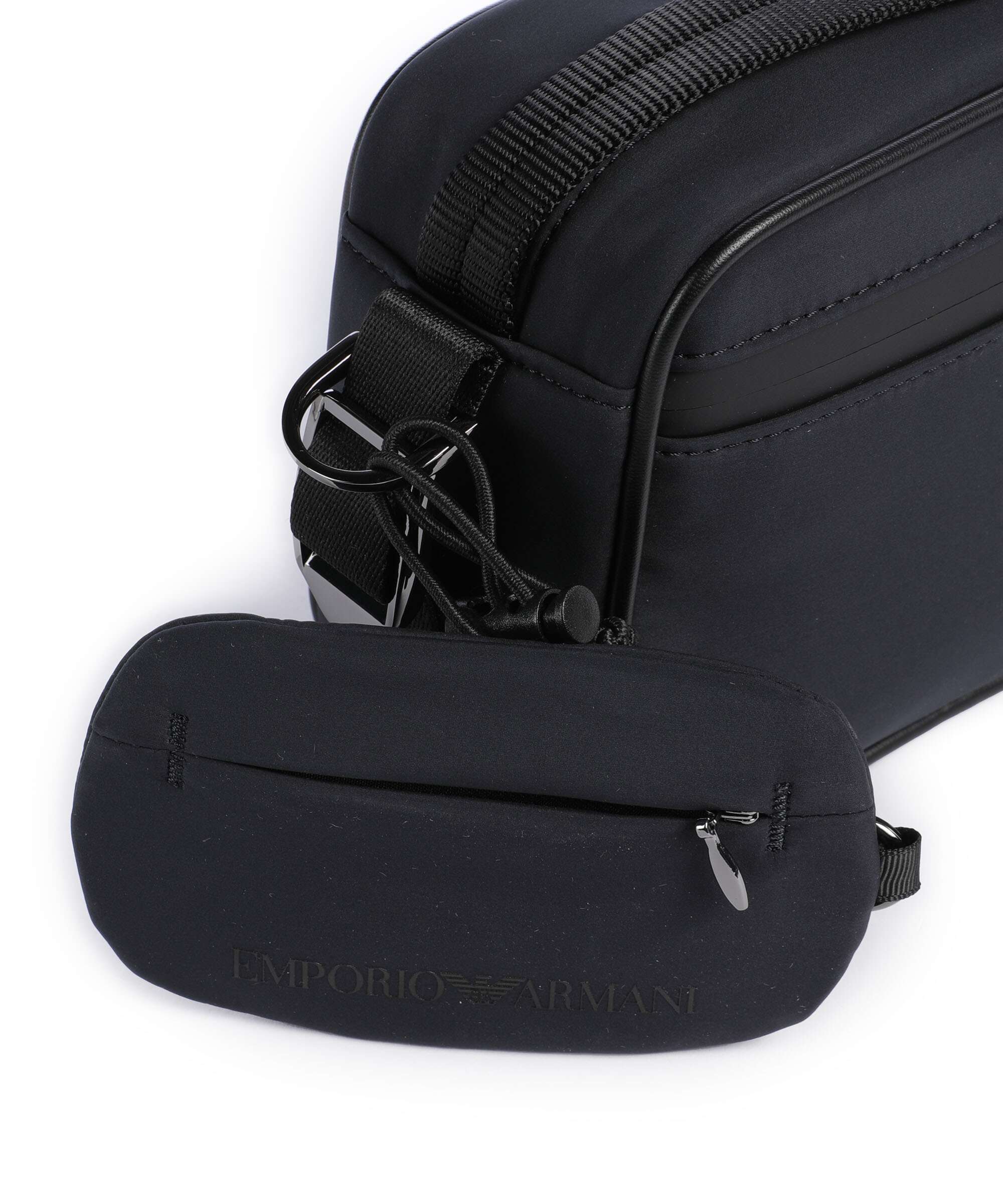 Emporio Armani Travel Essential Crossbody bag blu navy