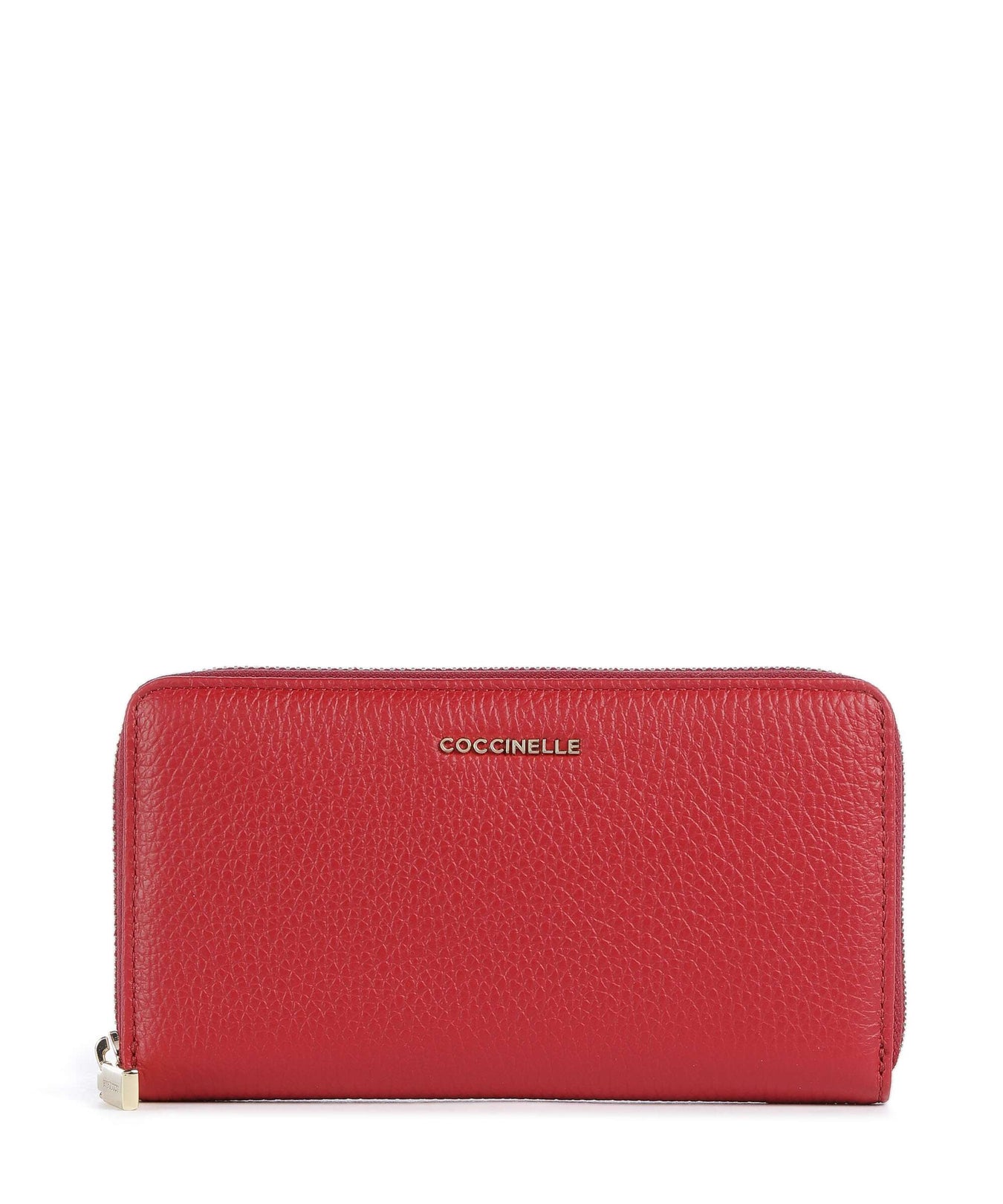 Coccinelle Metallic Soft Wallet ruby