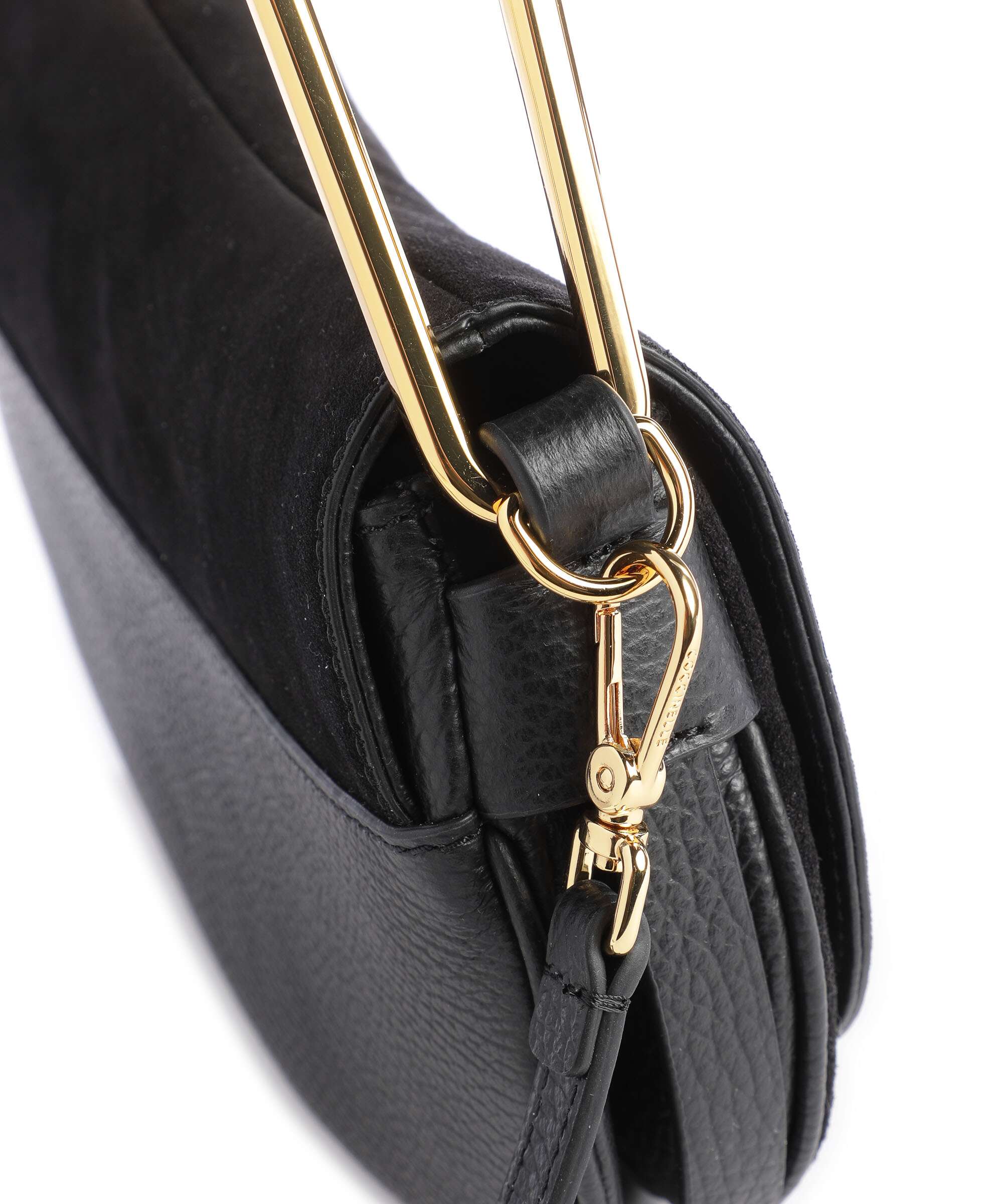 Coccinelle Magie Suede Shoulder bag noir