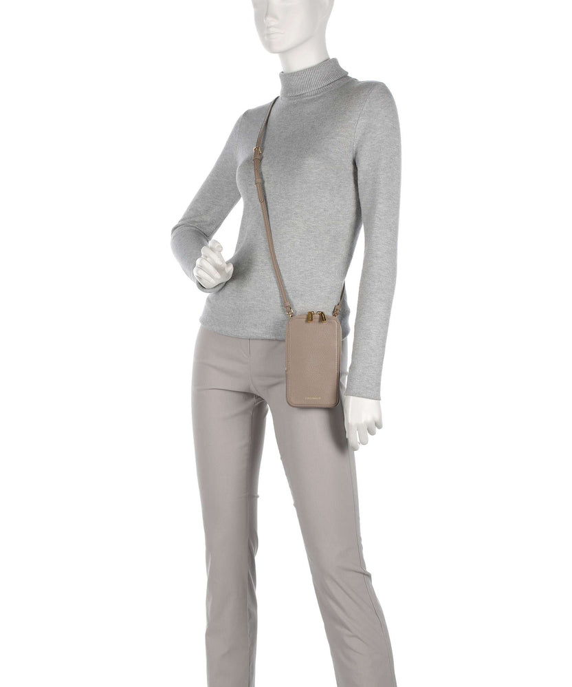 Coccinelle Flor Phone bag warm taupe