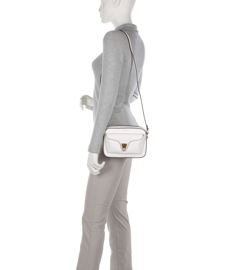 Coccinelle Beat Soft Crossbody bag brillant white