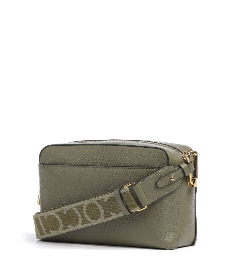 Coccinelle Liya Signature Crossbody bag laurel green