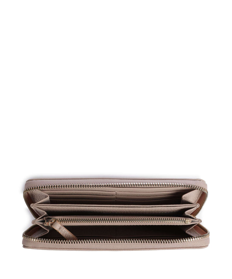 Coccinelle Metallic Soft Wallet rosette