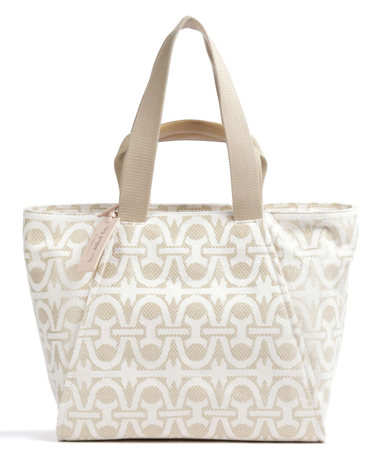Coccinelle Never Without Bag Summer Monogram Tote bag multicolour/brown/white/faded black