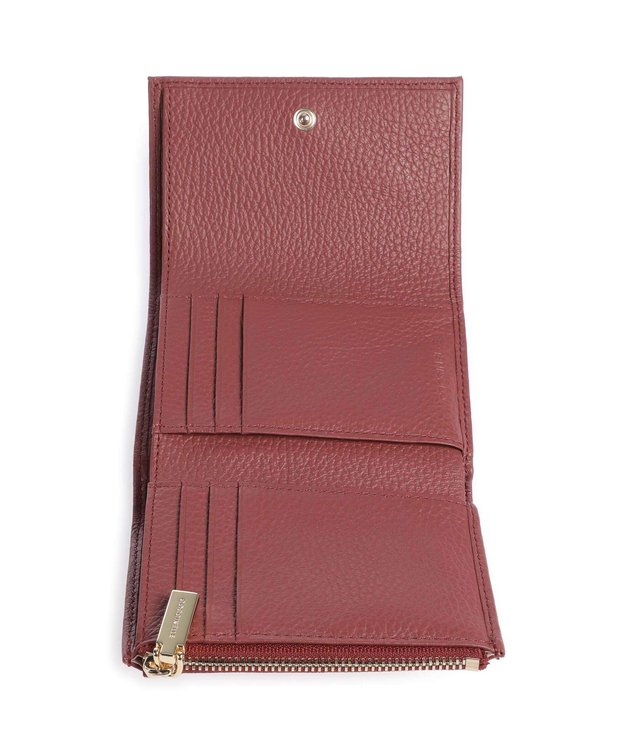 Coccinelle Metallic Soft RFID Wallet brandy