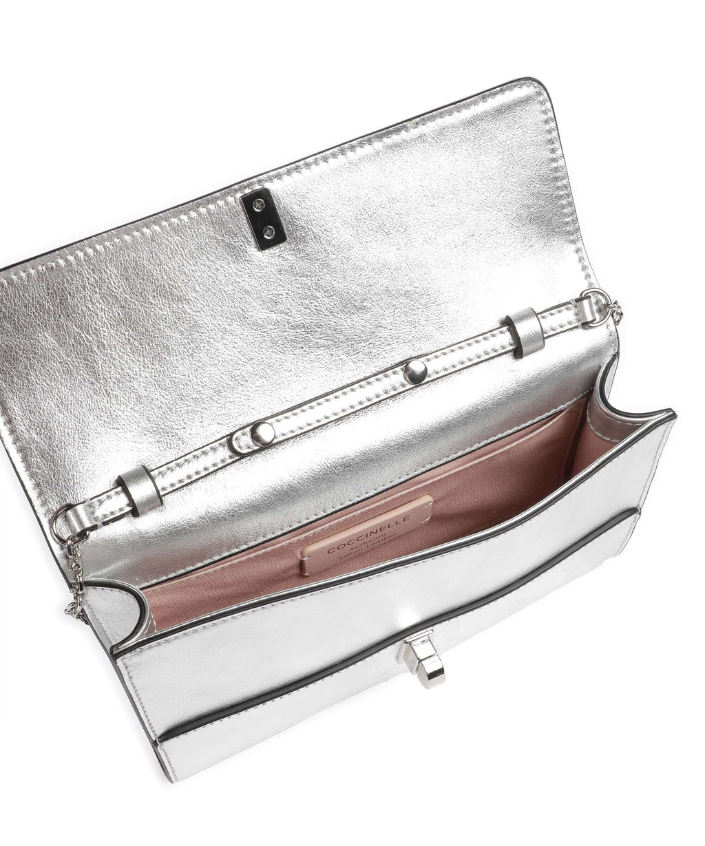 Coccinelle Magie 2Nite Crossbody bag silver