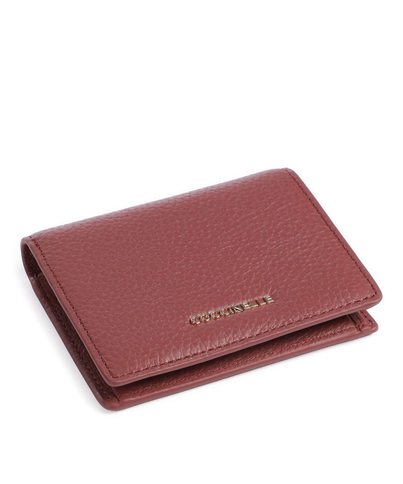Coccinelle Metallic Soft Wallet brandy