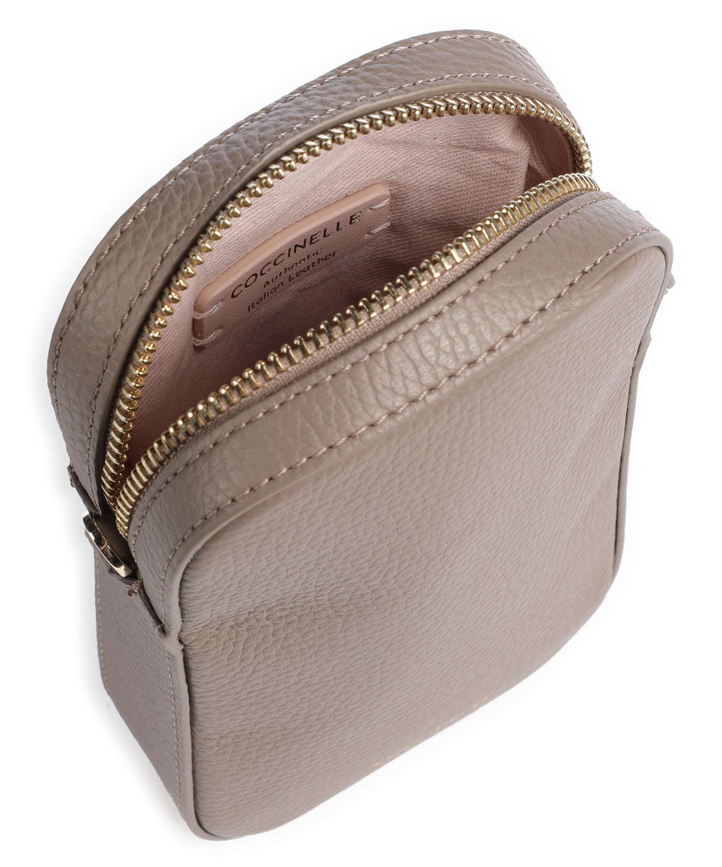 Coccinelle Tebe Phone bag warm taupe