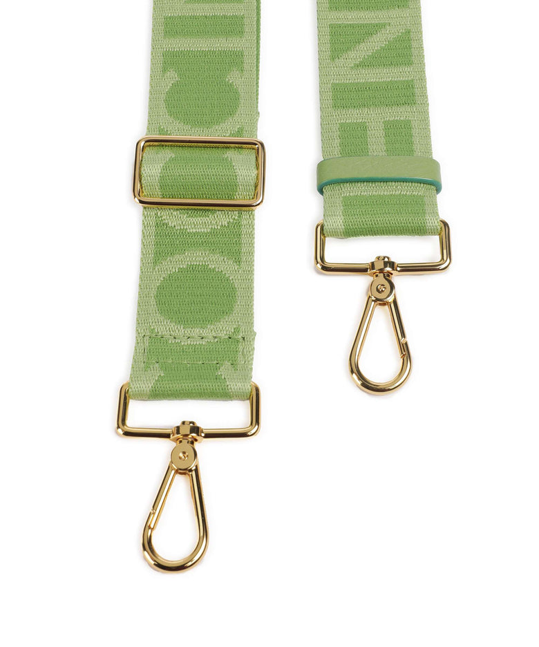 Coccinelle Nastro Signature Bag strap guacamole