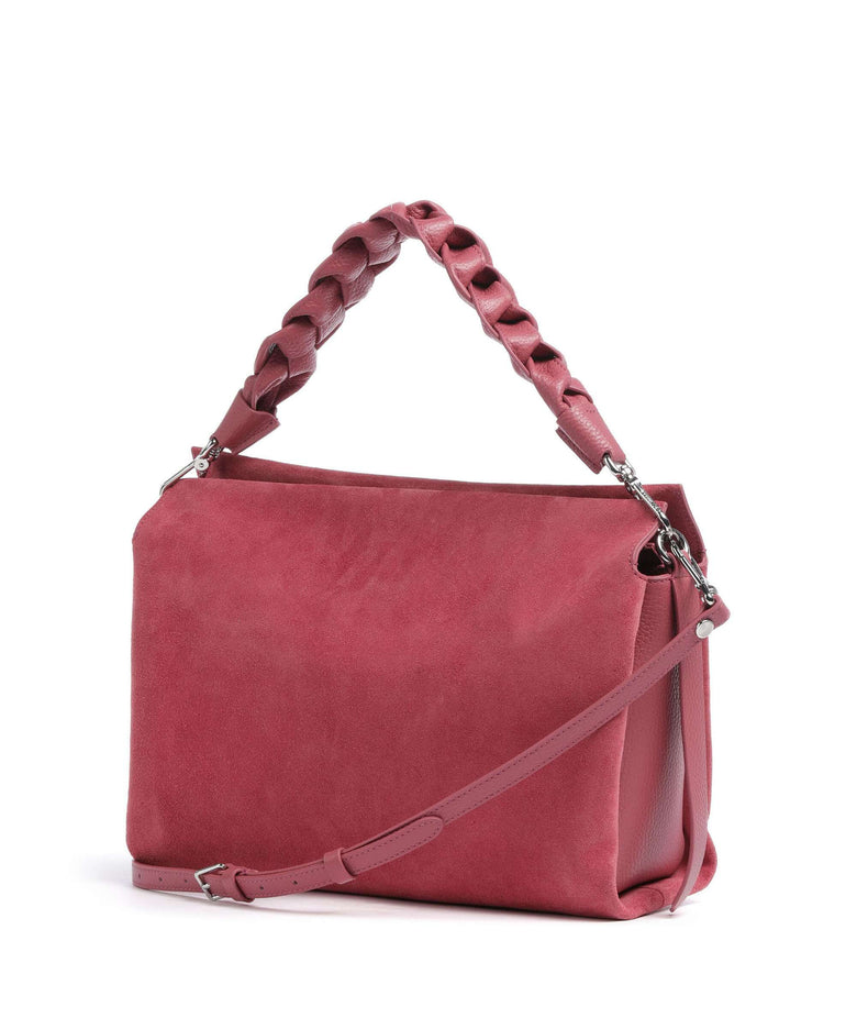 Coccinelle Boheme Suede Hobo bag rosewood