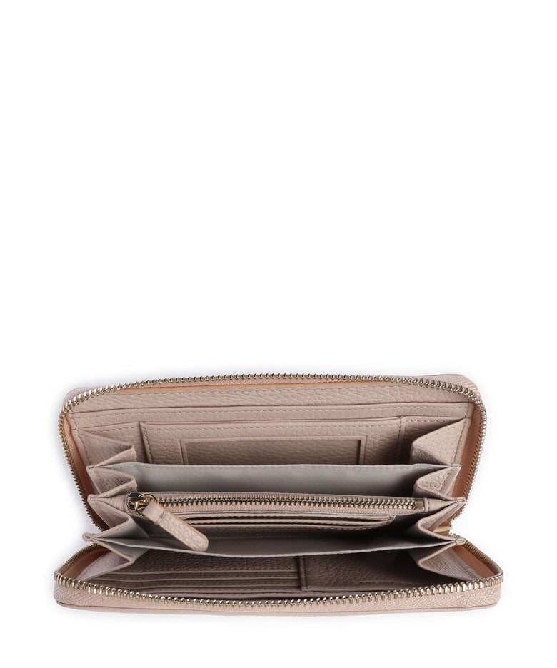 Coccinelle Metallic Soft Wallet rosette