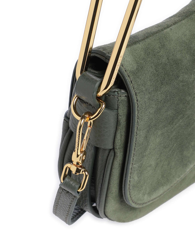 Coccinelle Magie Suede Shoulder bag alga