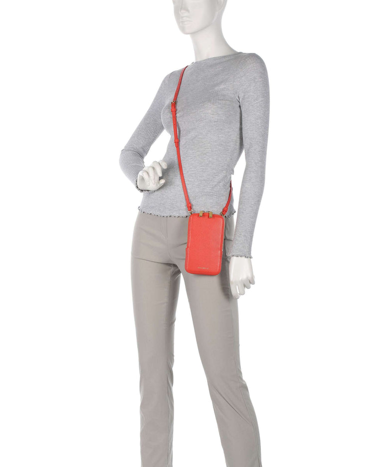 Coccinelle Flor Phone bag gazpacho