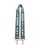 Coccinelle Nastro Signature Bag strap multicolour/arctic