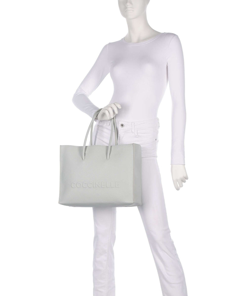 Coccinelle Myrtha Maxi Logo Tote bag snow